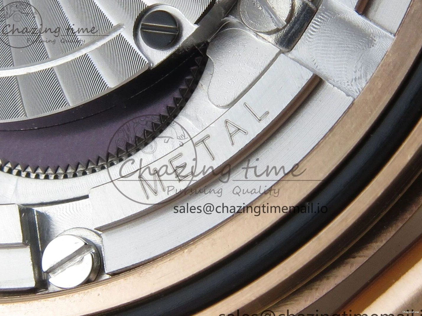 0226 Stylish Seamaster 300M Diver Rose Gold VSF 1:1 Best Edition Black Dial on Mesh Bracelet A 7662